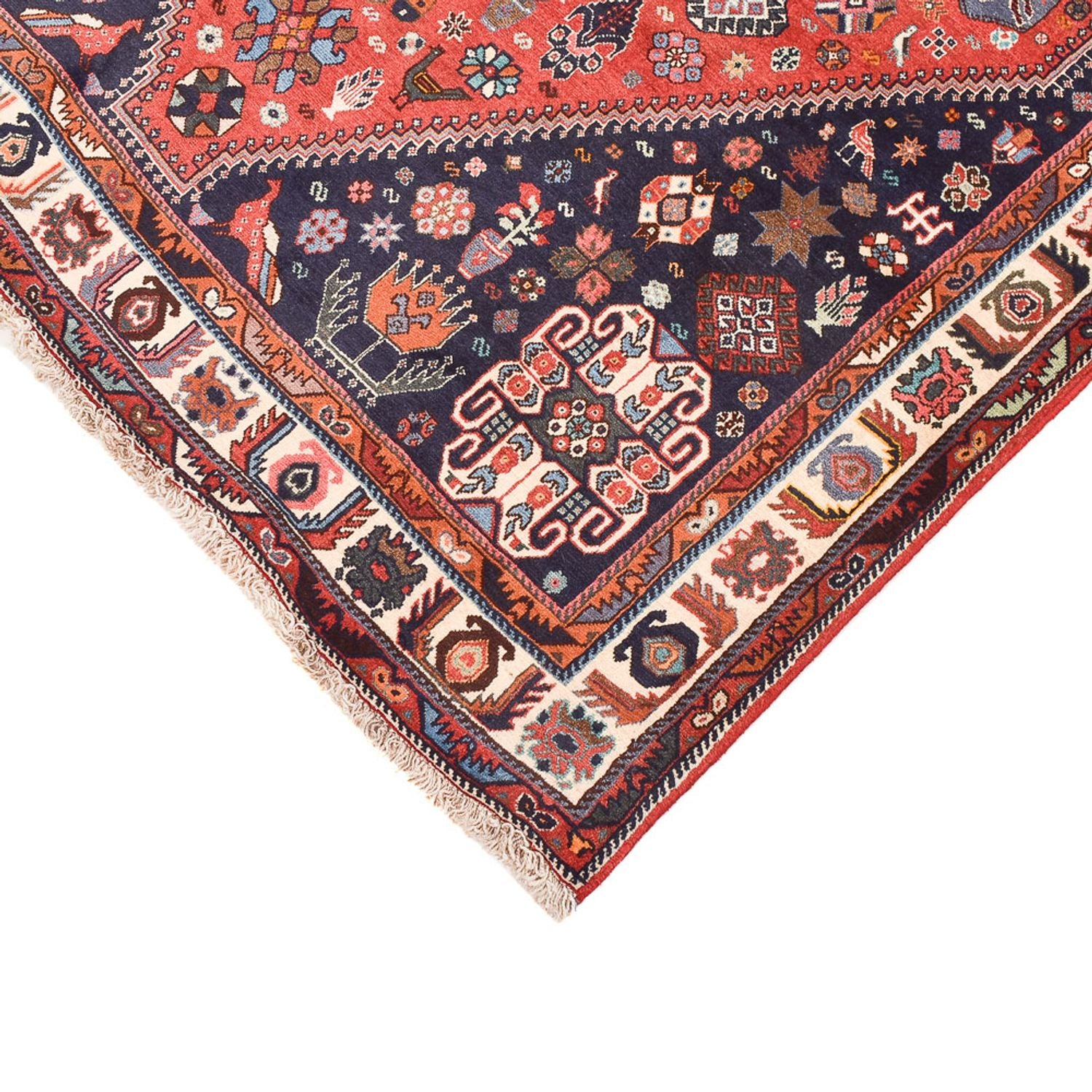 Tappeto Gabbeh - Kashkuli Persero - 255 x 155 cm - rosso chiaro