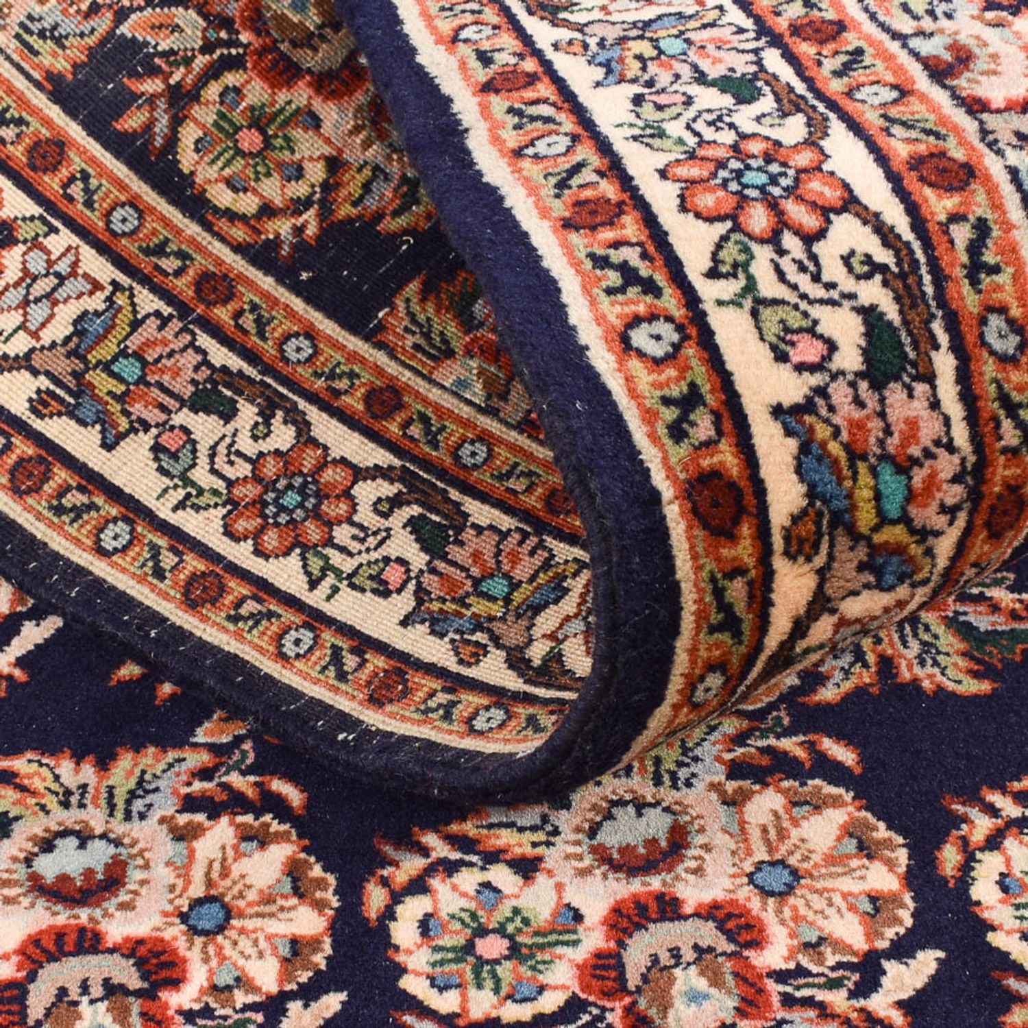 Tappeto corsia Tappeto Persero - Bidjar - 242 x 72 cm - blu scuro