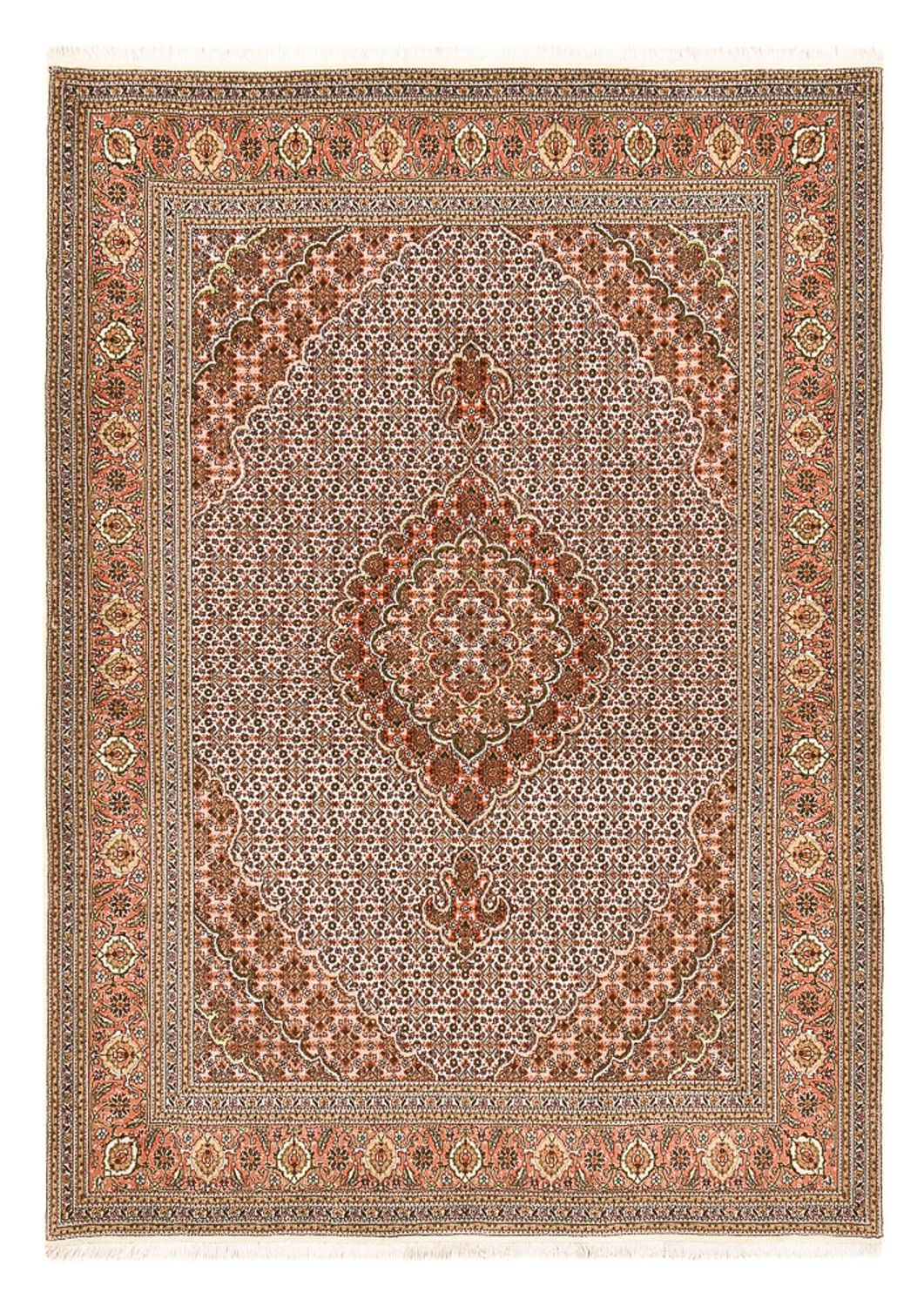 Tappeto Persero - Tabriz - Reale - 210 x 151 cm - ruggine