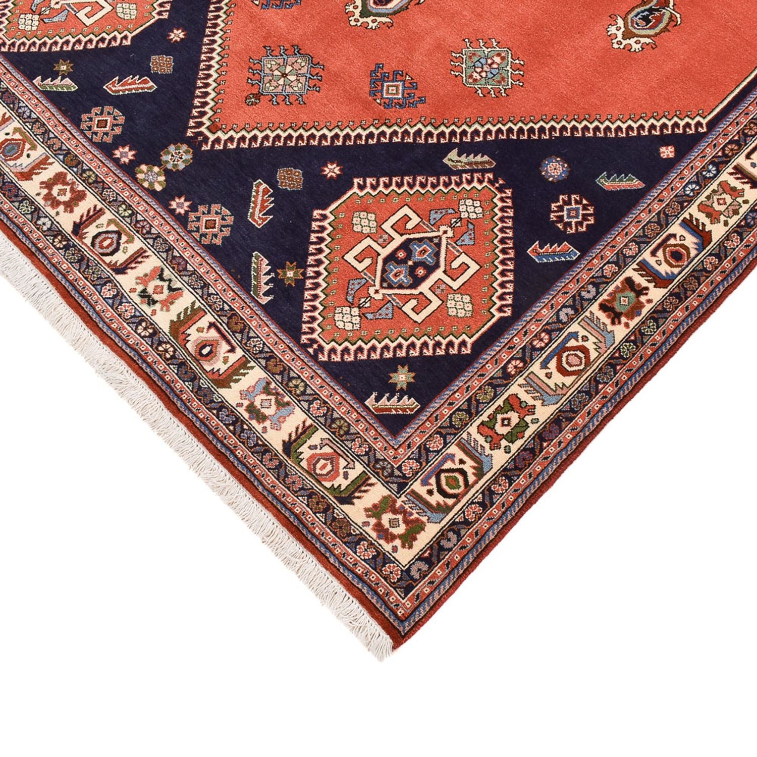 Tappeto Gabbeh - Kashkuli Persero - 245 x 168 cm - rosso chiaro