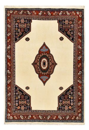 Tappeto Gabbeh - Kashkuli Persero - 218 x 150 cm - beige chiaro