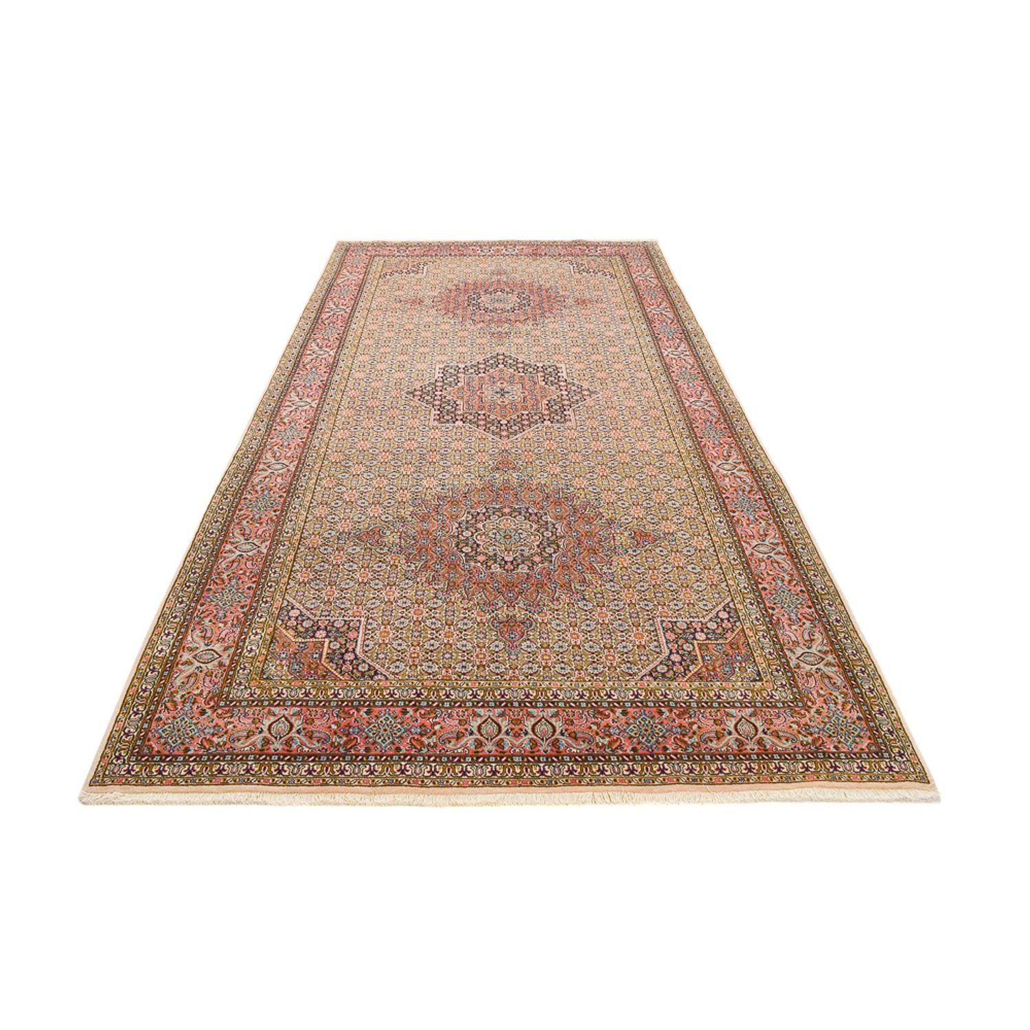 Tappeto corsia Tappeto Persero - Classico - 410 x 203 cm - beige scuro