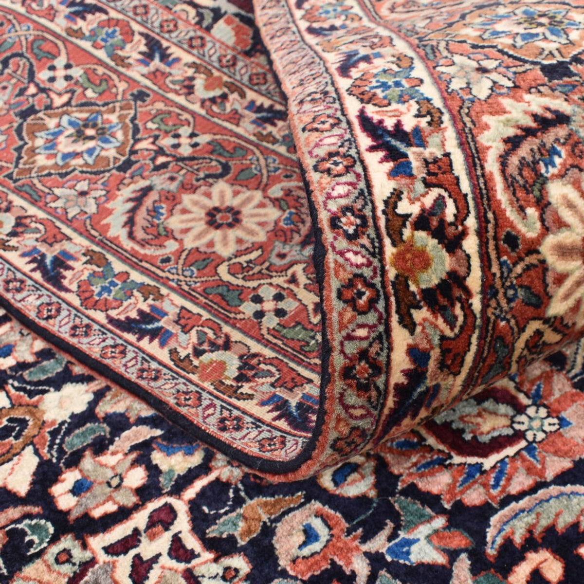 Tappeto Persero - Bidjar quadrato  - 210 x 210 cm - ruggine