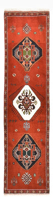 Tappeto corsia Tappeto Gabbeh - Kashkuli Persero - 197 x 54 cm - rosso