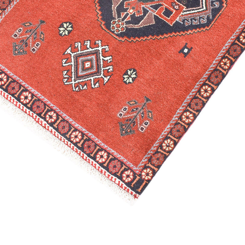 Tappeto corsia Tappeto Gabbeh - Kashkuli Persero - 197 x 54 cm - rosso
