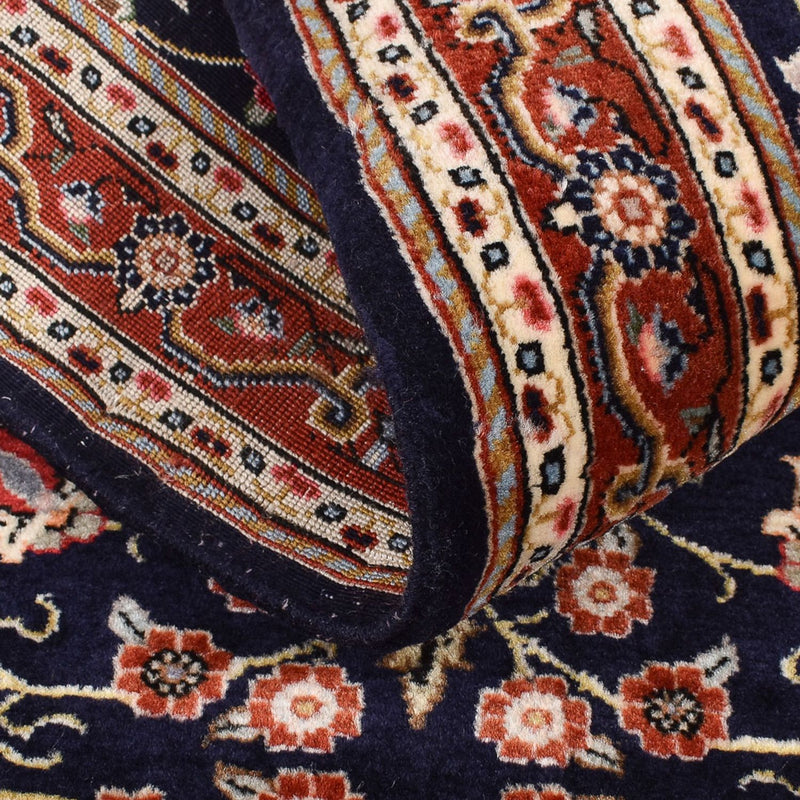 Tappeto corsia Tappeto Persero - Ghom - Reale - 202 x 60 cm - blu scuro