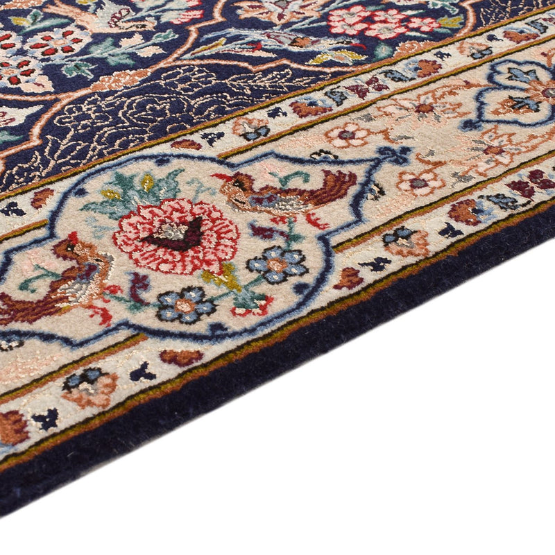 Tappeto corsia Tappeto Persero - Ghom - Reale - 300 x 80 cm - blu scuro
