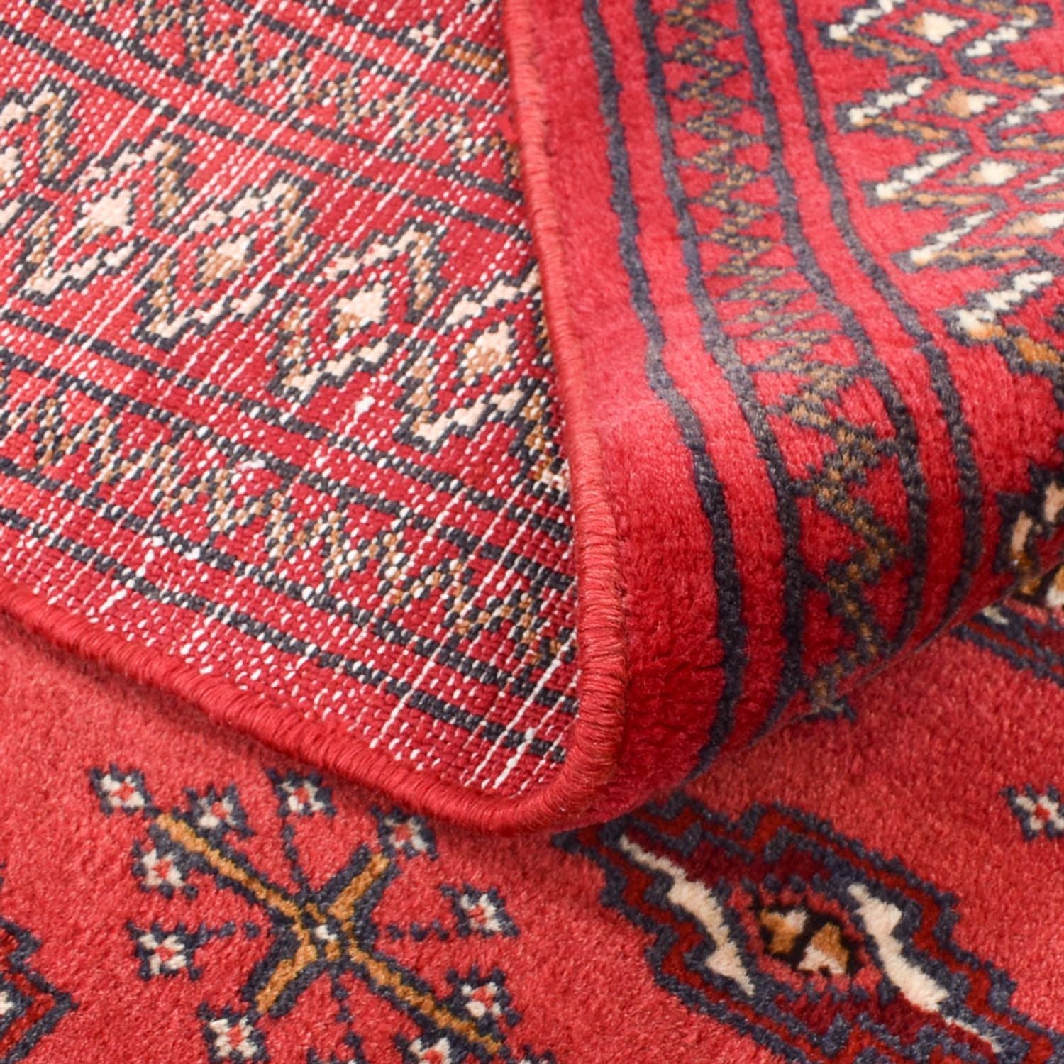 Tappeto Turkaman - 138 x 110 cm - rosso