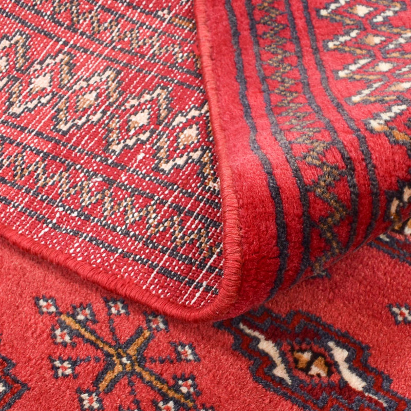 Tappeto Turkaman - 138 x 110 cm - rosso