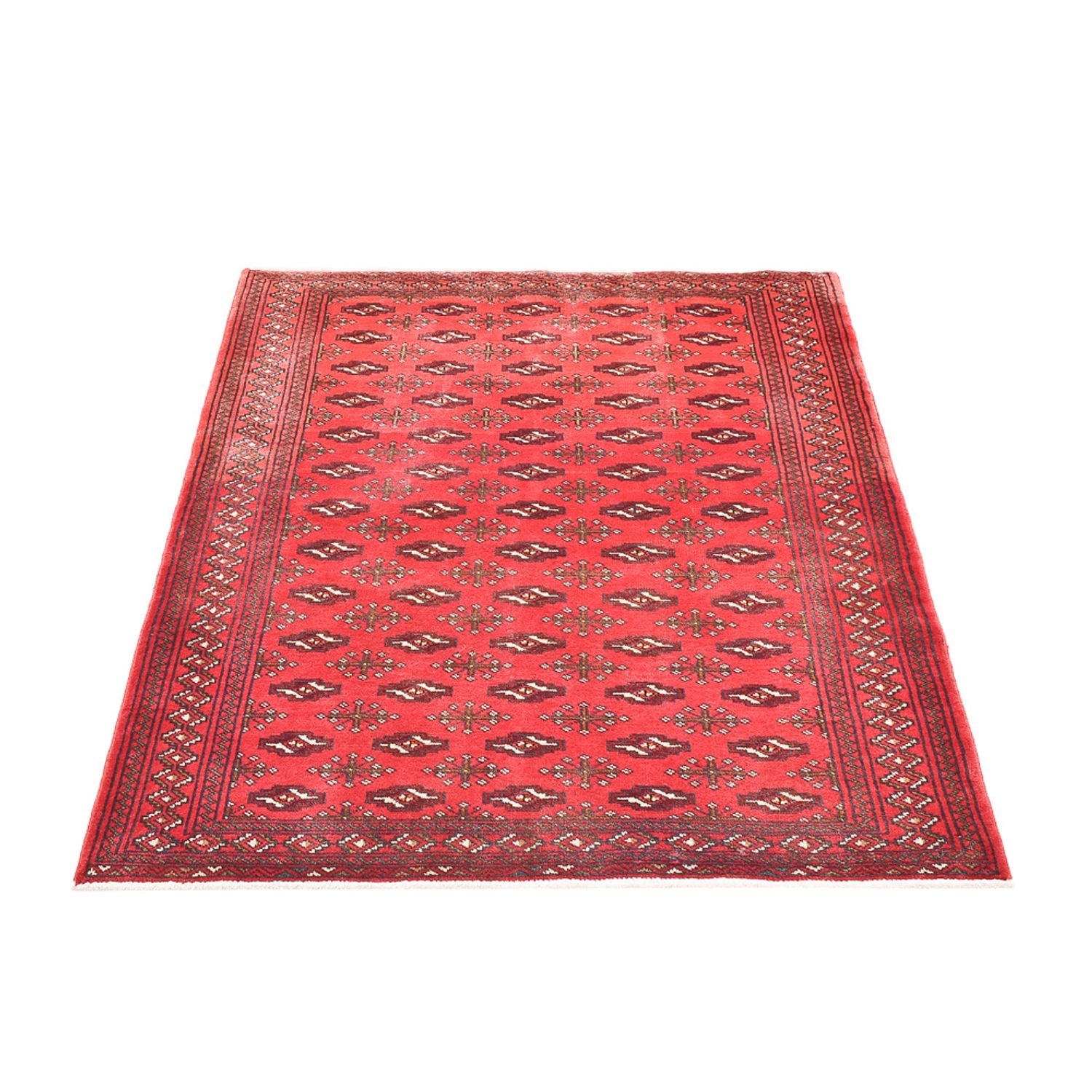 Tappeto Turkaman - 138 x 110 cm - rosso