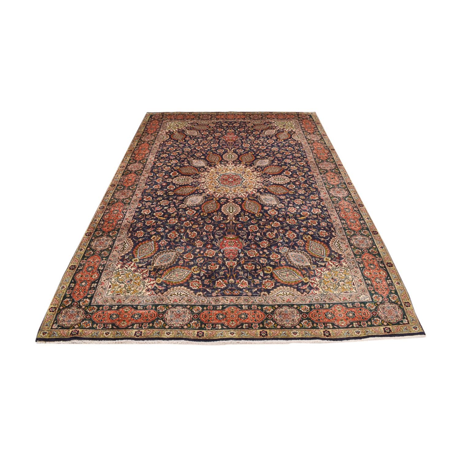 Tappeto Persero - Tabriz - Reale - 300 x 196 cm - ruggine