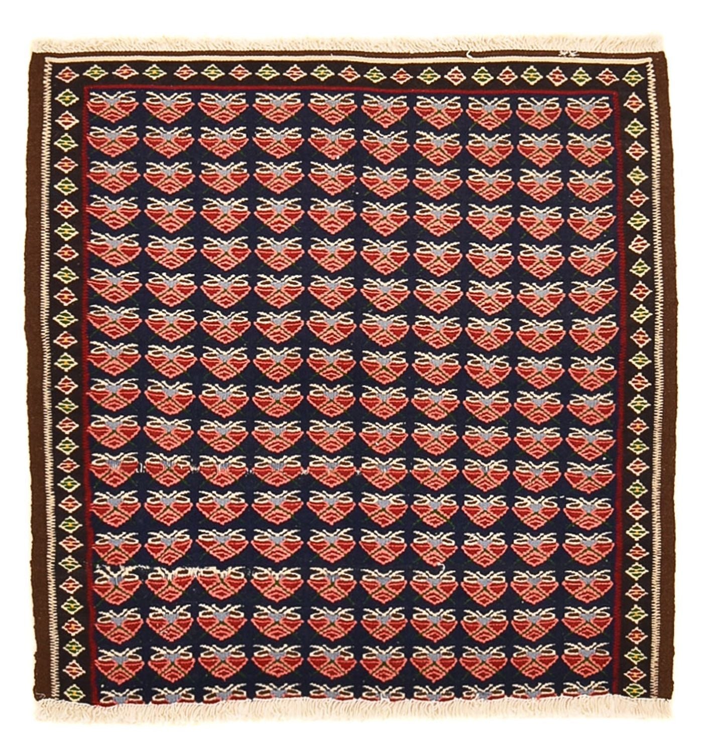 Tappeto Kelim - Orientale quadrato  - 66 x 66 cm - multicolore