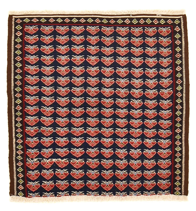 Tappeto Kelim - Orientale quadrato  - 66 x 66 cm - multicolore