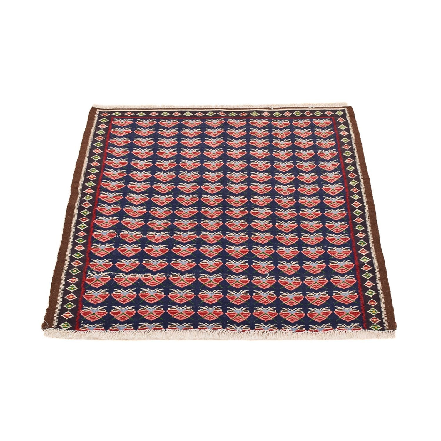 Tappeto Kelim - Orientale quadrato  - 66 x 66 cm - multicolore
