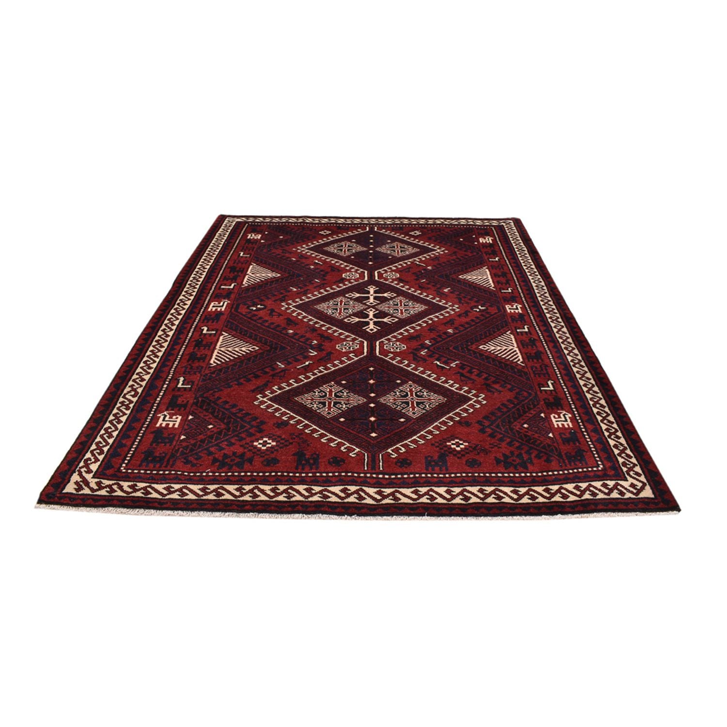 Tappeto Persero - Nomade - 260 x 217 cm - rosso bordeaux