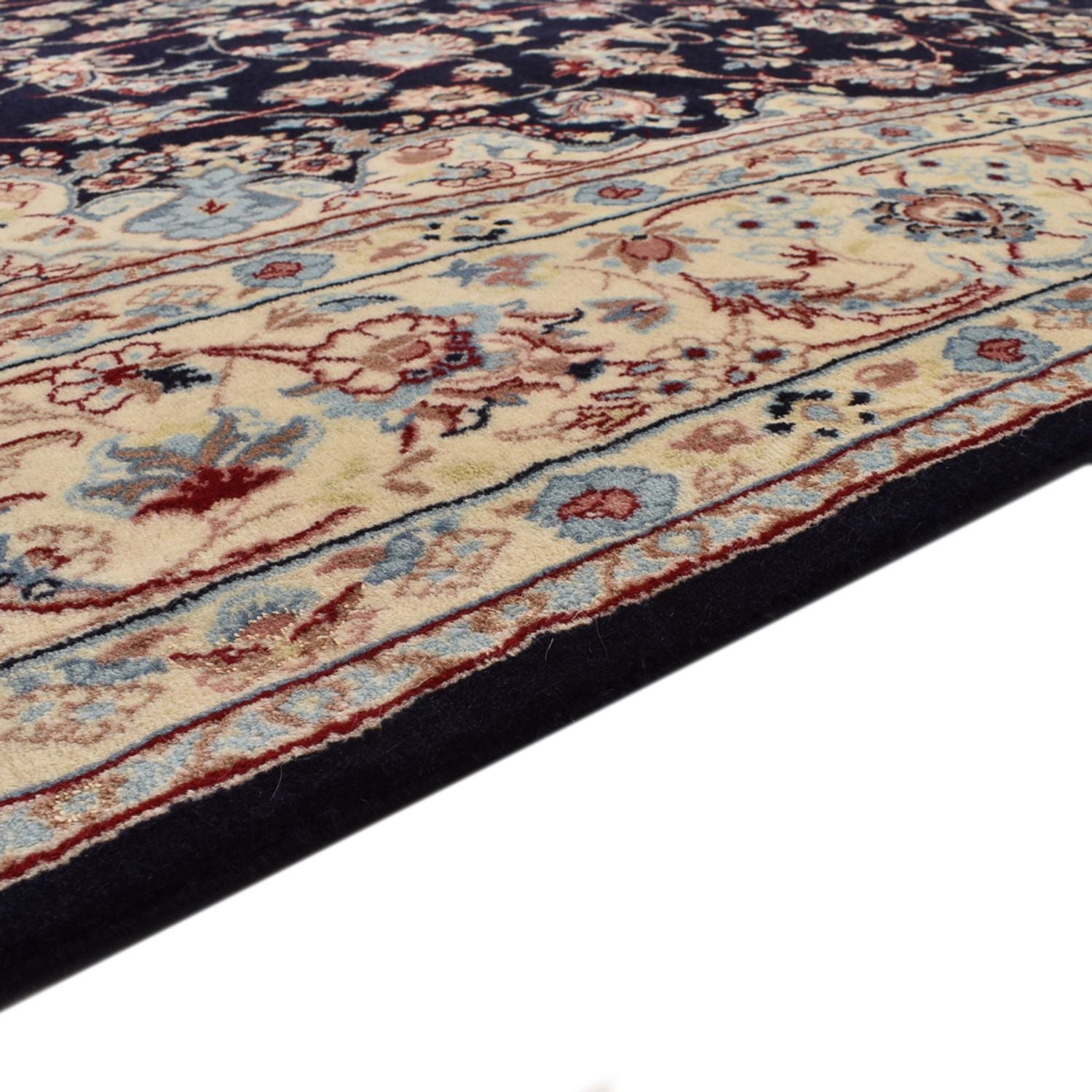 Tappeto Persero - Nain - Reale - 317 x 200 cm - blu scuro