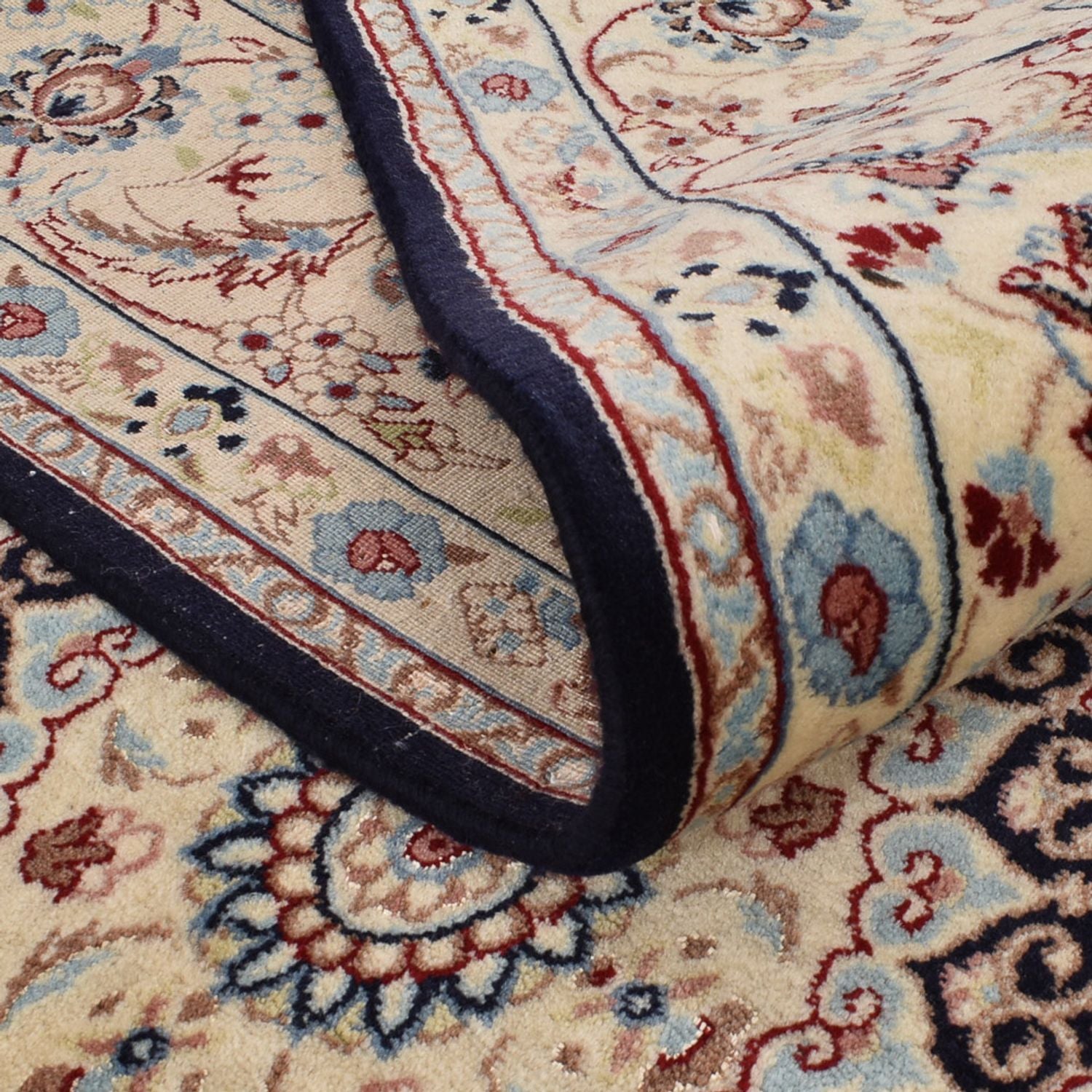 Tappeto Persero - Nain - Reale - 317 x 200 cm - blu scuro
