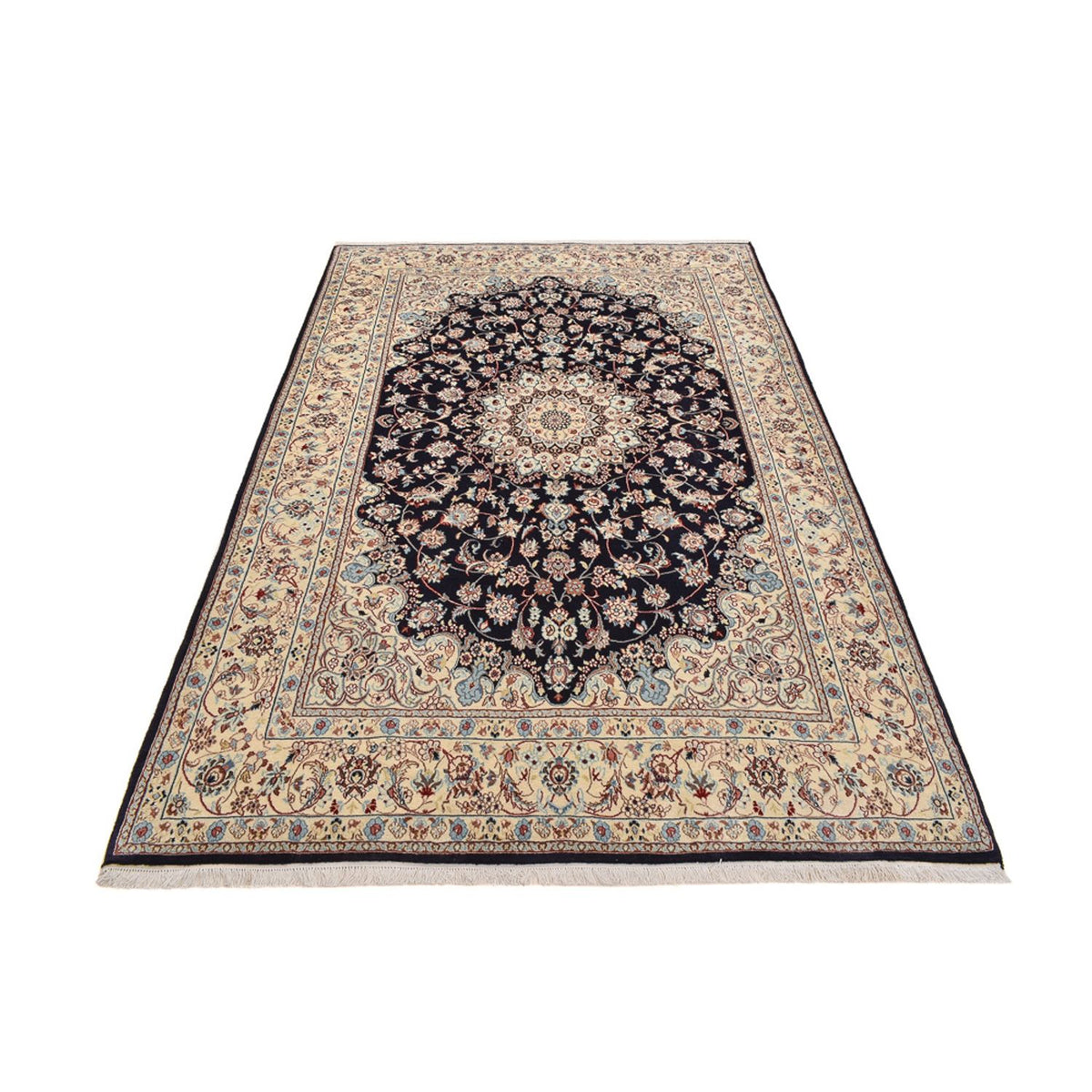 Tappeto Persero - Nain - Reale - 317 x 200 cm - blu scuro