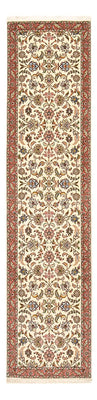 Tappeto corsia Tappeto Persero - Tabriz - Premio - 302 x 72 cm - sabbia