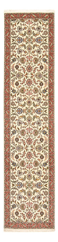 Tappeto corsia Tappeto Persero - Tabriz - Premio - 302 x 72 cm - sabbia