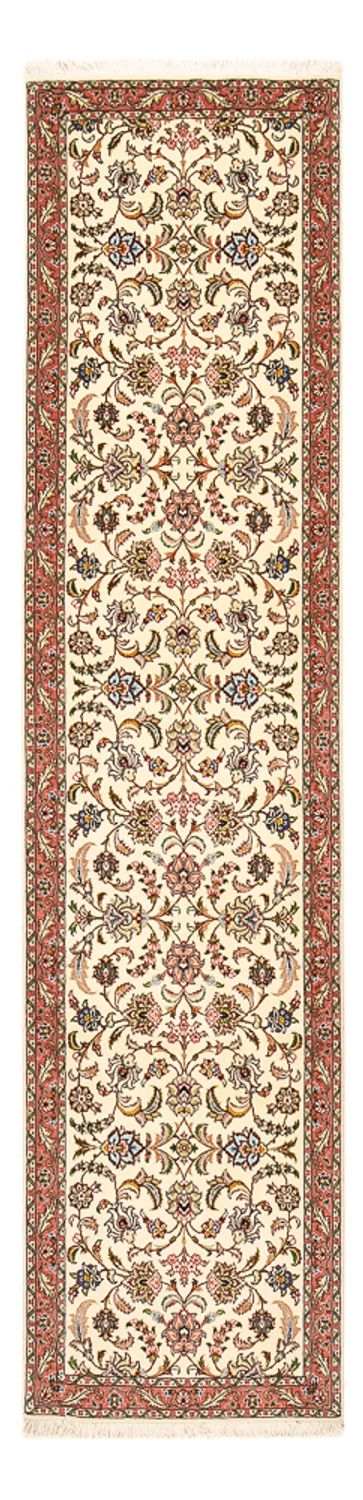 Tappeto corsia Tappeto Persero - Tabriz - Premio - 302 x 72 cm - sabbia