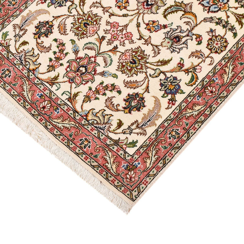Tappeto corsia Tappeto Persero - Tabriz - Premio - 302 x 72 cm - sabbia