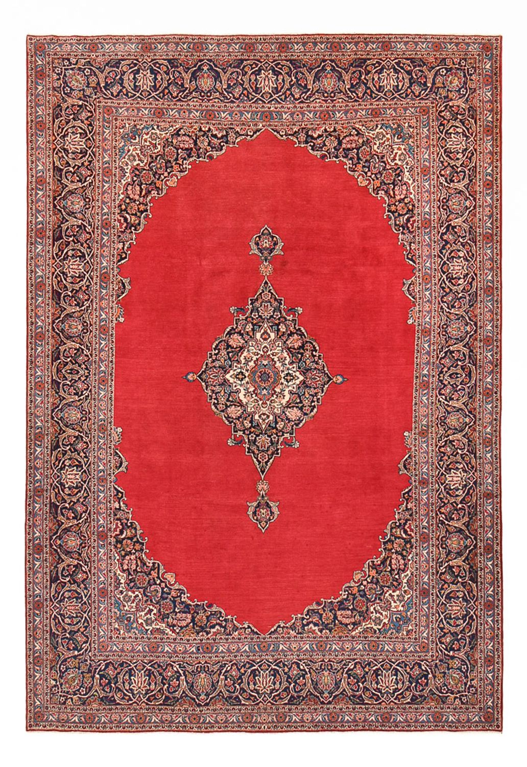 Tappeto Persero - Keshan - 377 x 252 cm - rosso