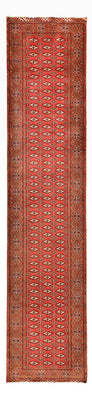 Tappeto corsia Tappeto Turkaman - 369 x 86 cm - rosso