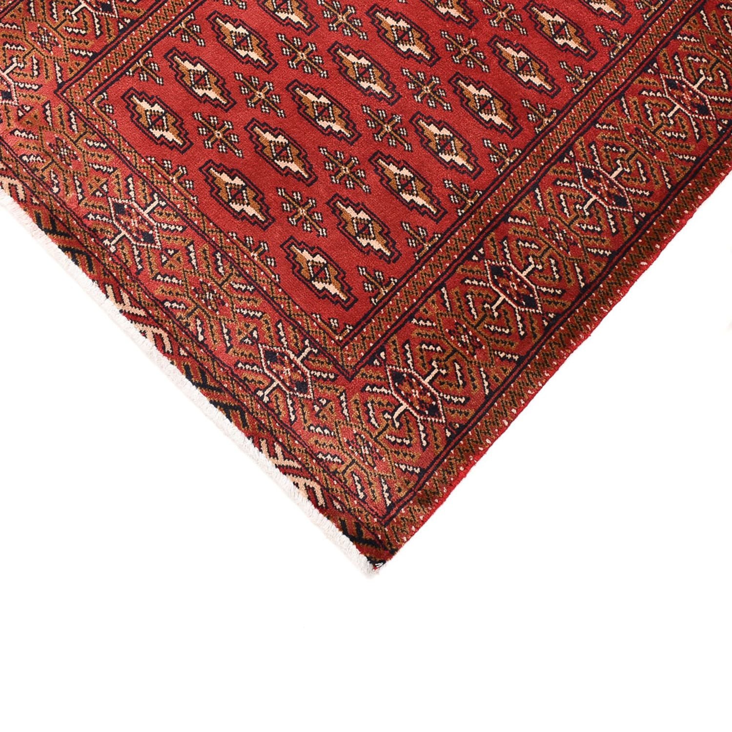 Tappeto corsia Tappeto Turkaman - 369 x 86 cm - rosso