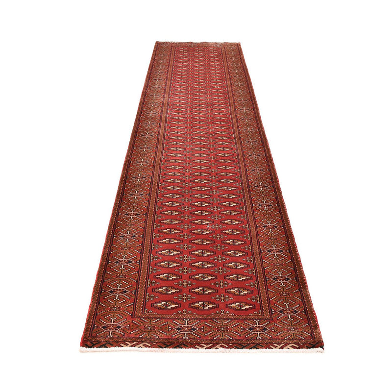 Tappeto corsia Tappeto Turkaman - 369 x 86 cm - rosso