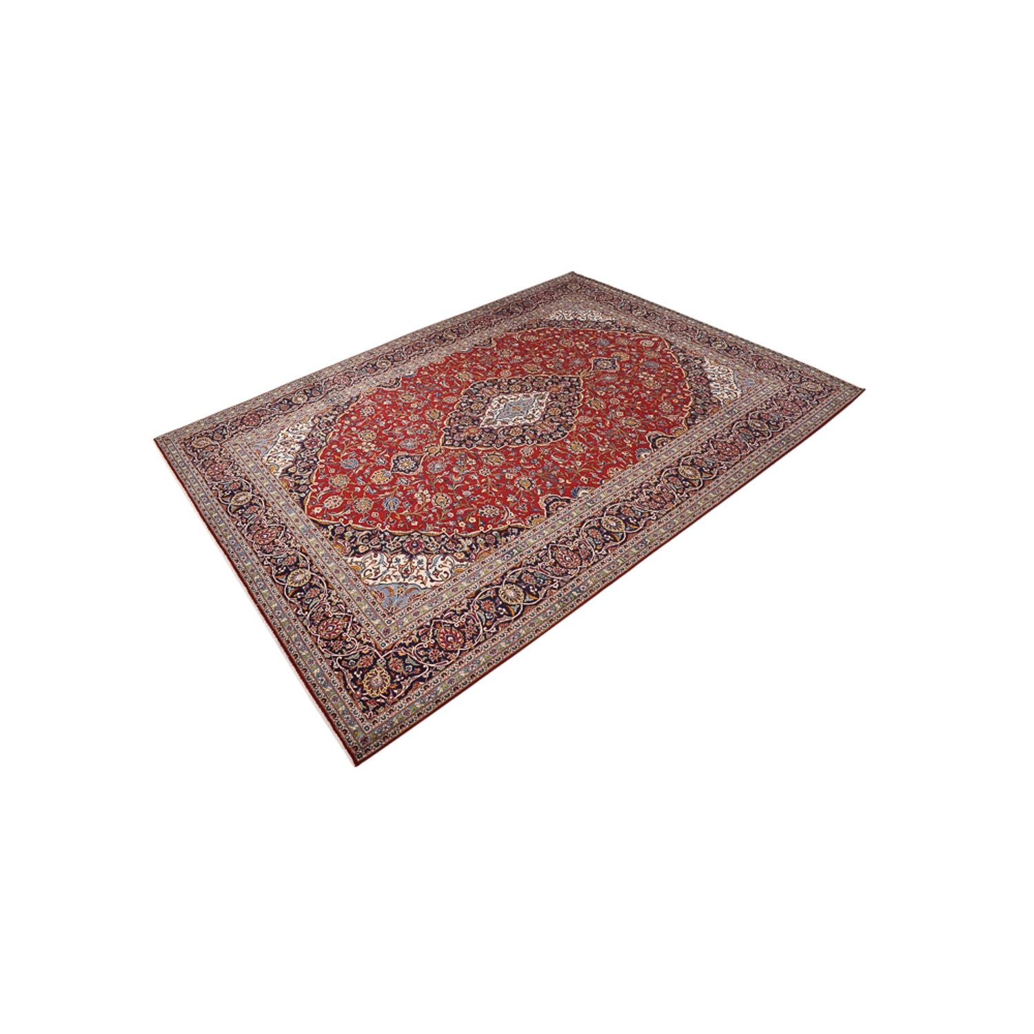 Tappeto Persero - Keshan - 395 x 295 cm - rosso