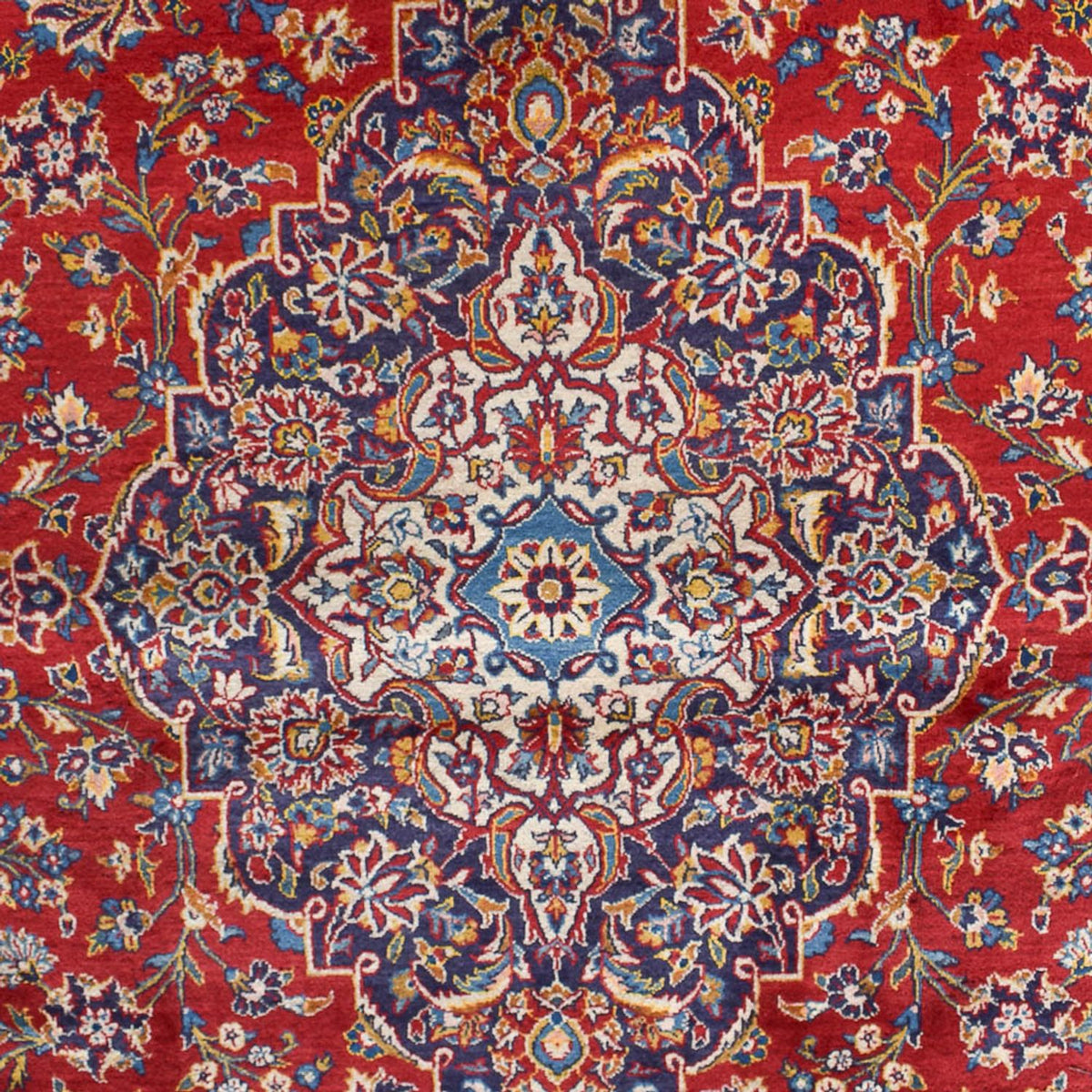 Tappeto Persero - Keshan - 455 x 301 cm - rosso