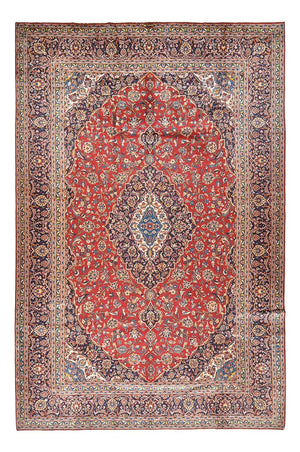 Tappeto Persero - Keshan - 478 x 307 cm - rosso
