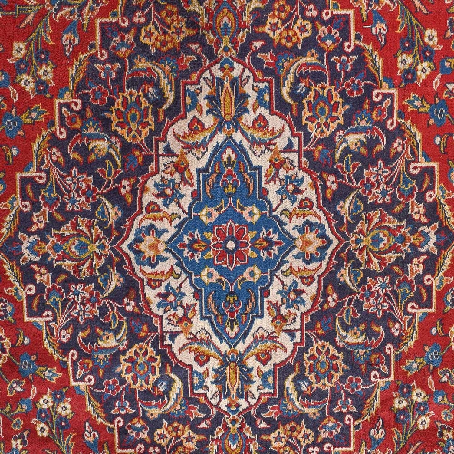 Tappeto Persero - Keshan - 478 x 307 cm - rosso