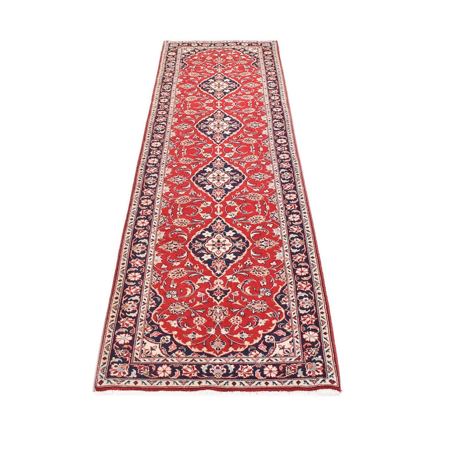 Tappeto corsia Tappeto Persero - Keshan - 300 x 80 cm - rosso