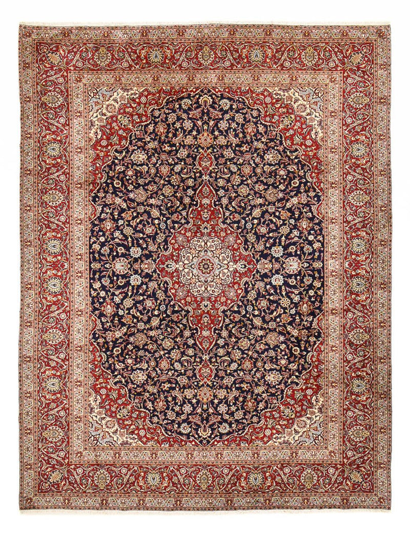 Tappeto Persero - Keshan - 389 x 302 cm - blu scuro