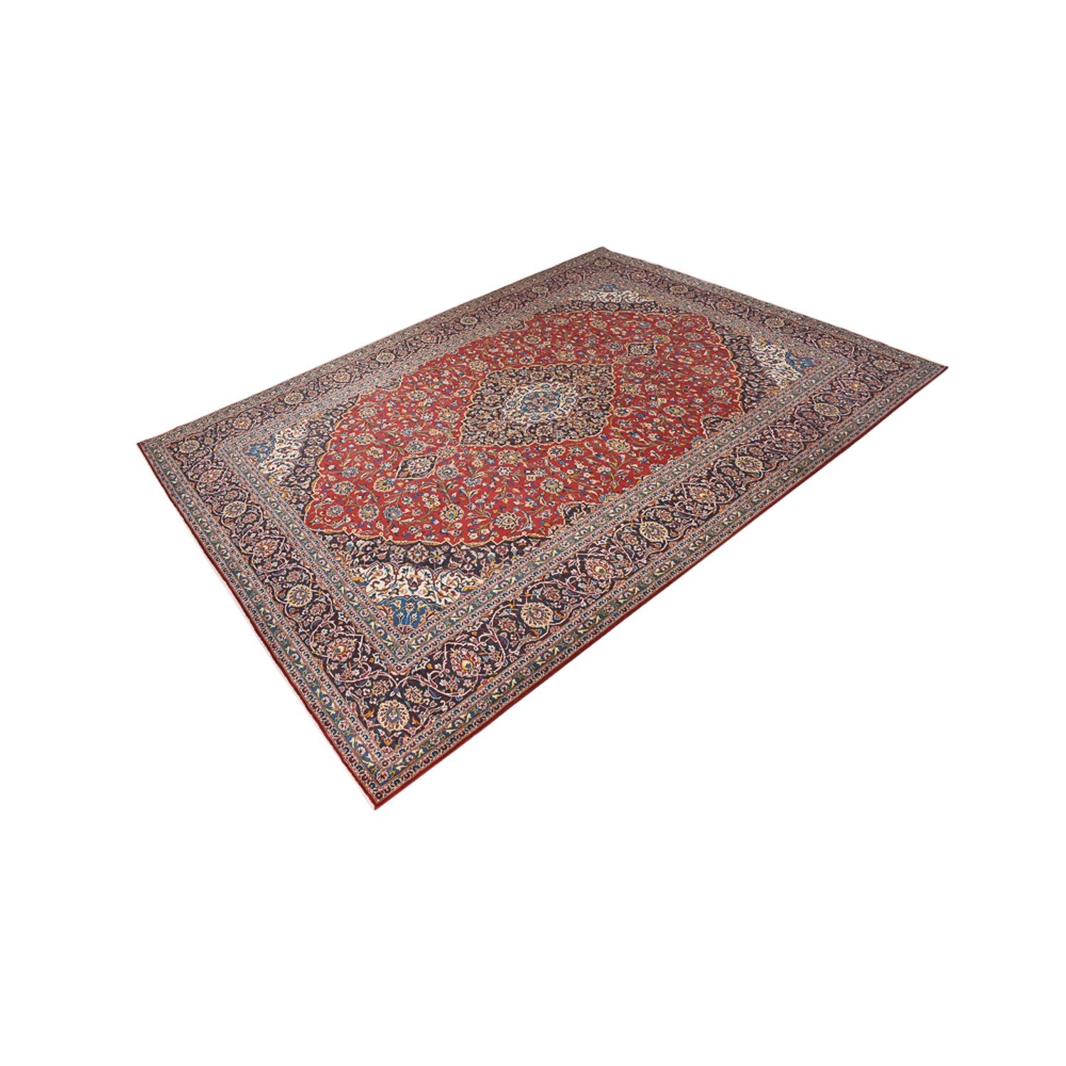 Tappeto Persero - Keshan - 398 x 300 cm - rosso