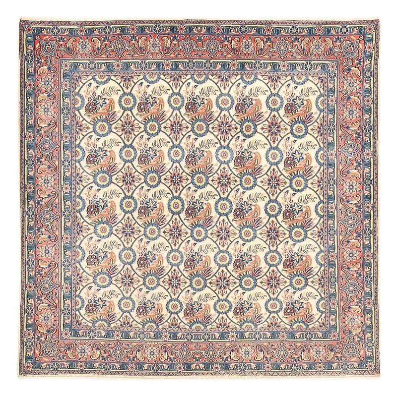 Tappeto Persero - Keshan quadrato  - 192 x 195 cm - multicolore