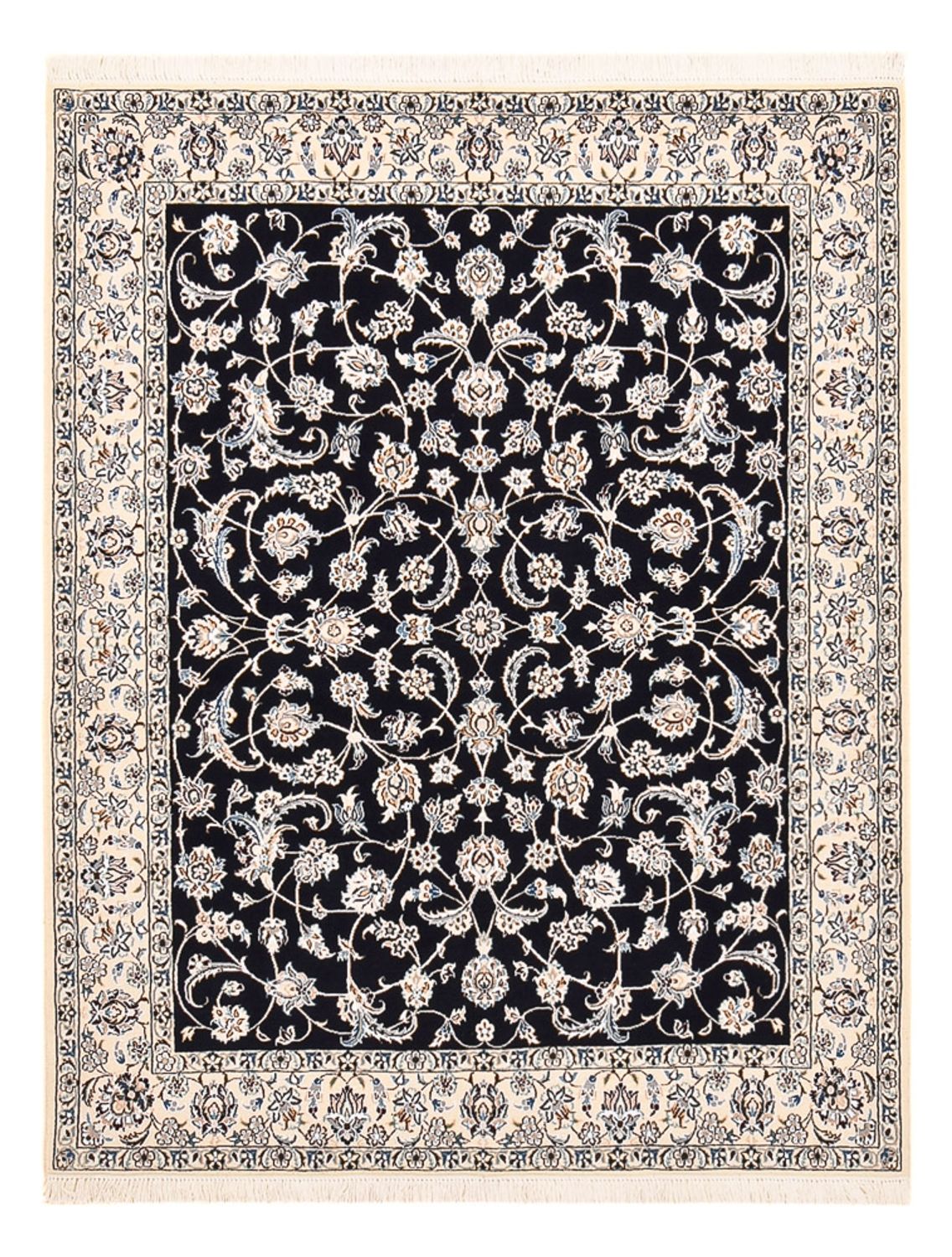 Tappeto Persero - Nain - Reale - 190 x 148 cm - blu scuro