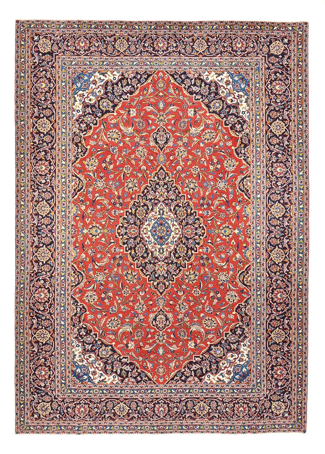 Tappeto Persero - Keshan - 401 x 294 cm - rosso