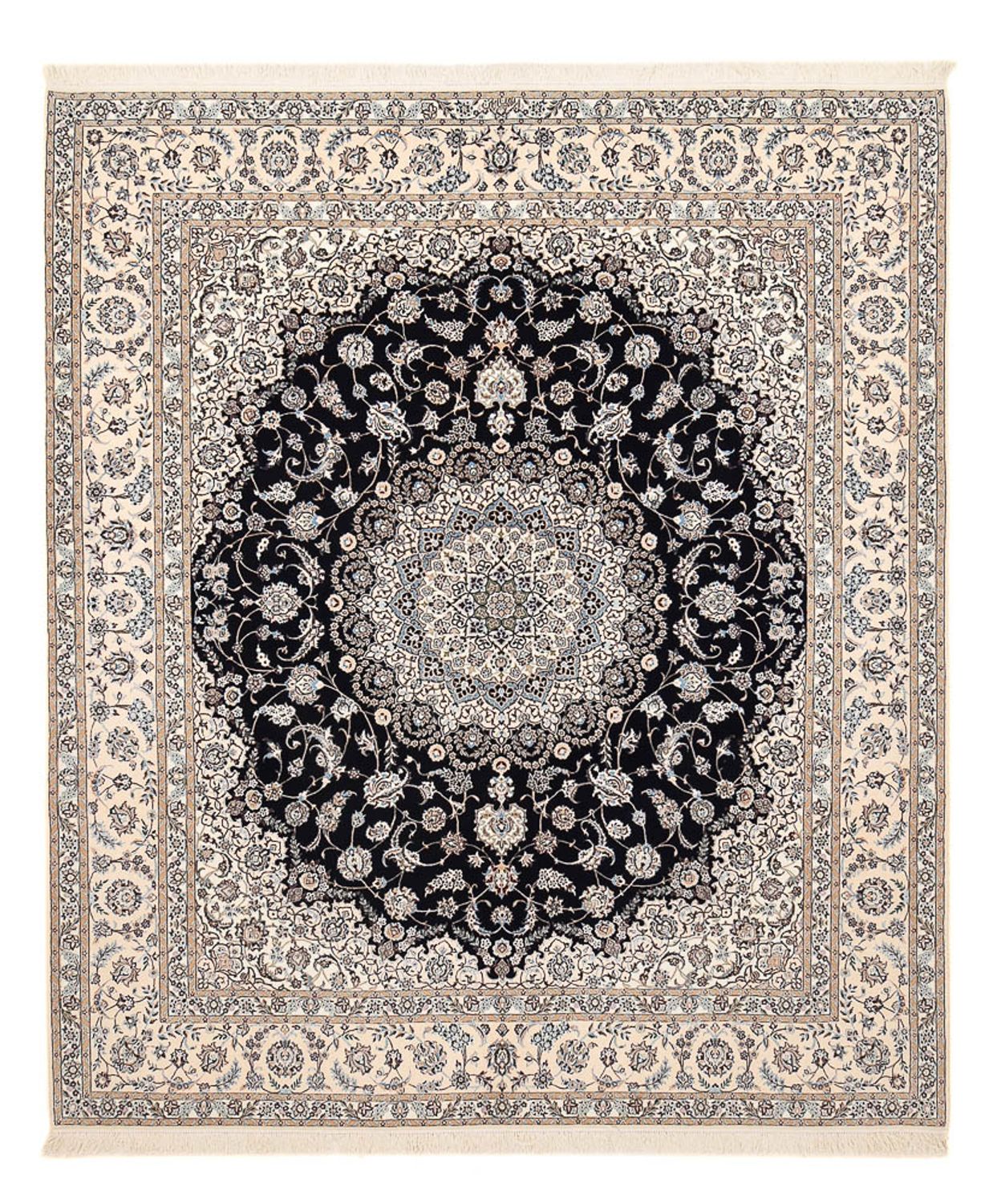 Tappeto Persero - Nain - Premio - 306 x 254 cm - blu scuro
