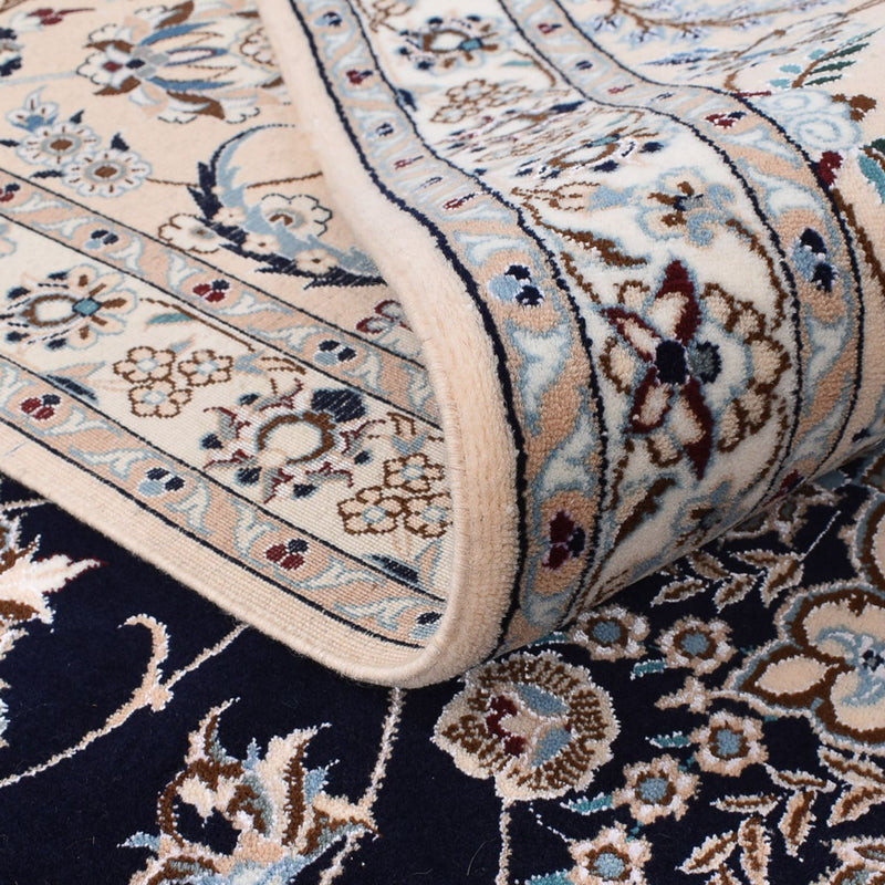 Tappeto Persero - Nain - Premio - 300 x 254 cm - blu scuro