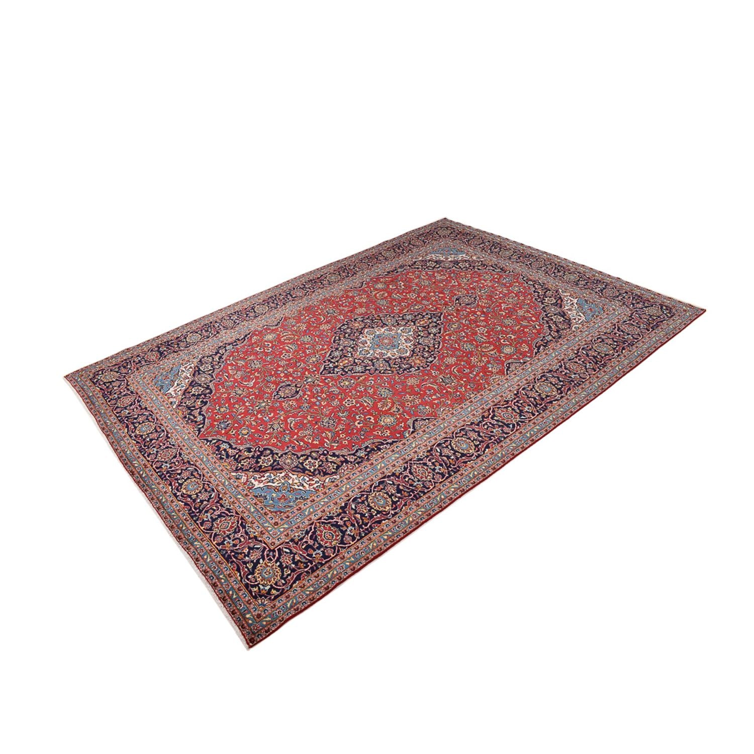 Tappeto Persero - Keshan - 395 x 286 cm - rosso
