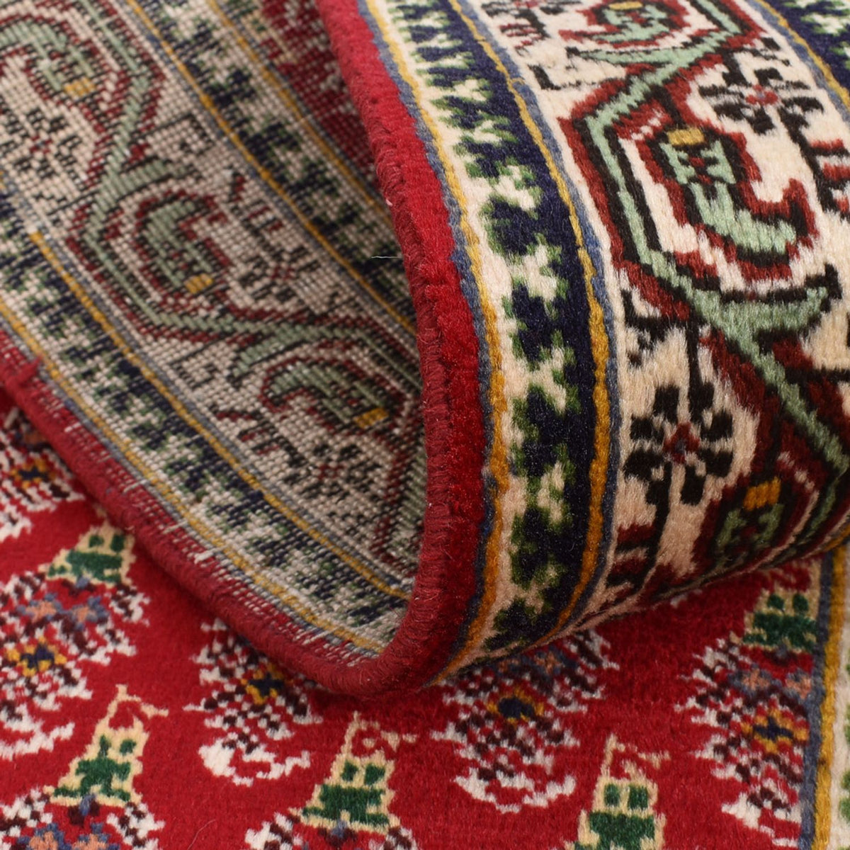 Tappeto corsia Tappeto Persero - Tabriz - 460 x 73 cm - rosso