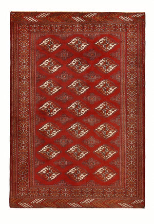 Tappeto Turkaman - 167 x 115 cm - rosso