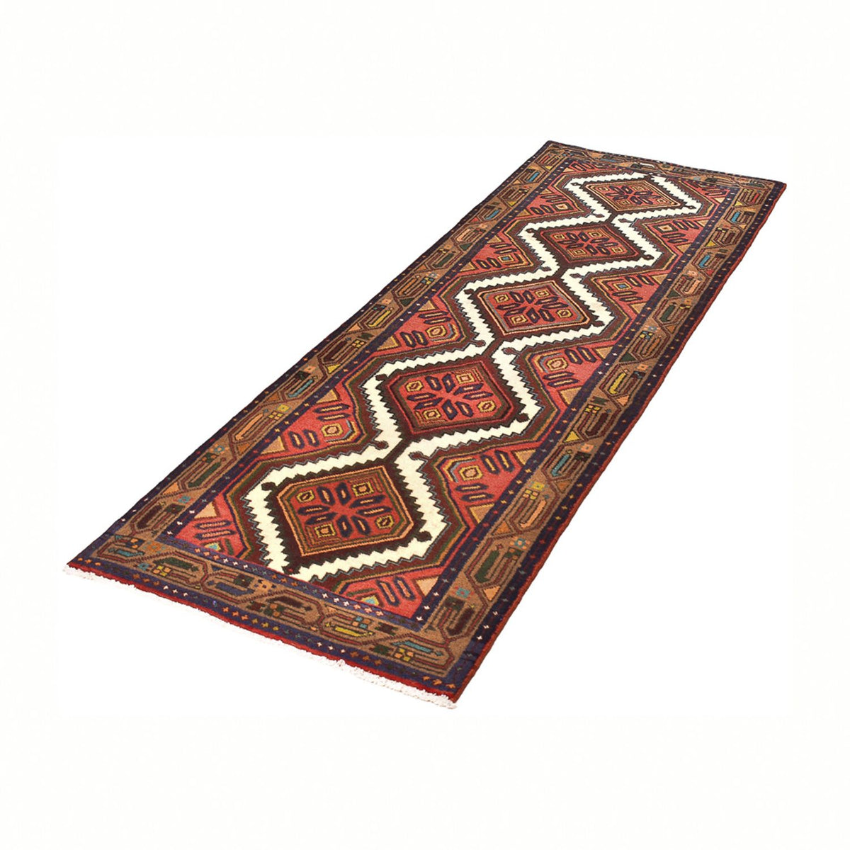 Tappeto corsia Tappeto Persero - Nomade - 292 x 75 cm - rosso scuro