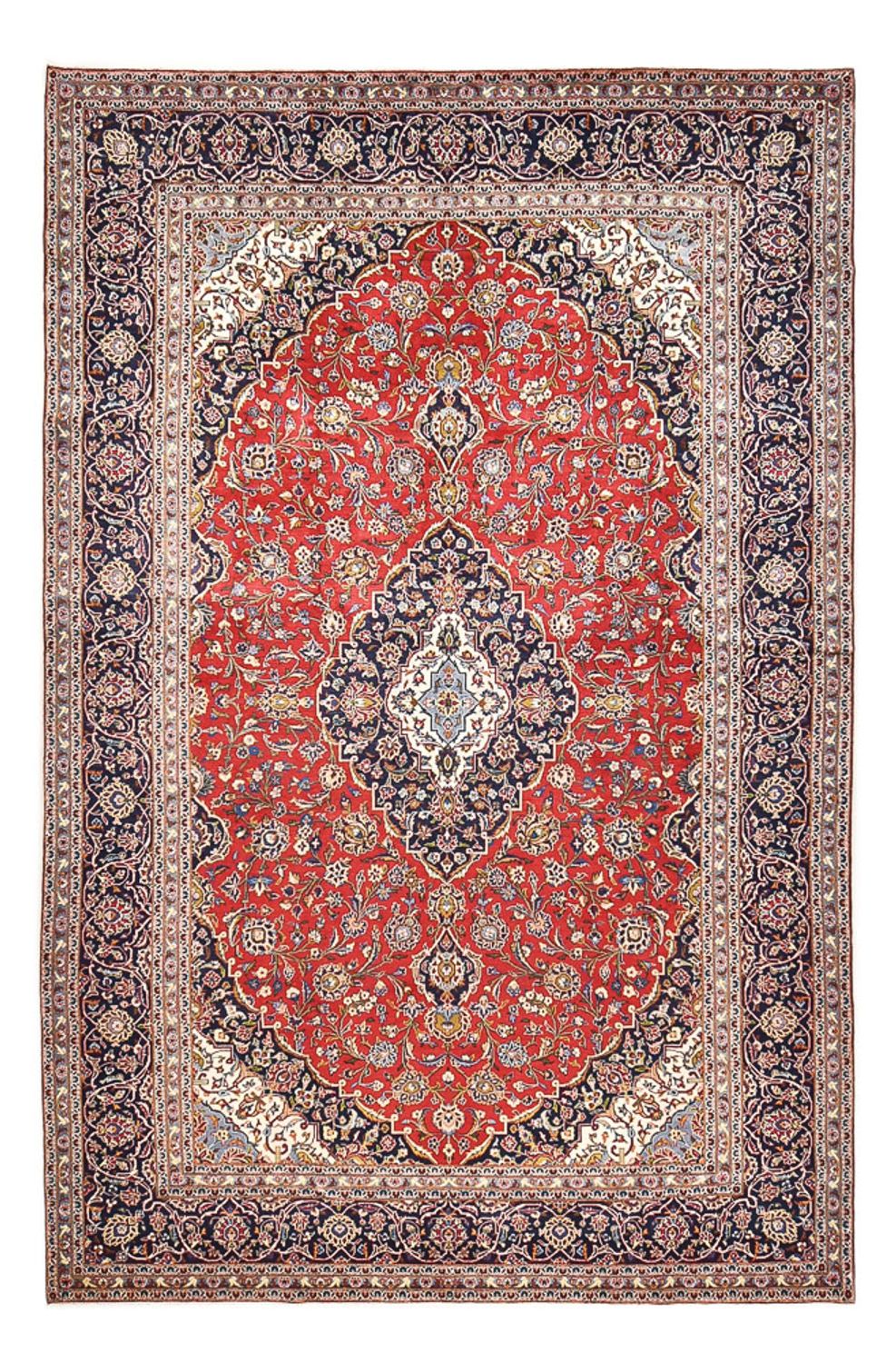 Tappeto Persero - Keshan - 470 x 298 cm - rosso