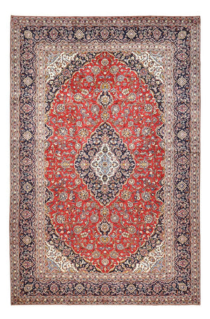 Tappeto Persero - Keshan - 470 x 298 cm - rosso