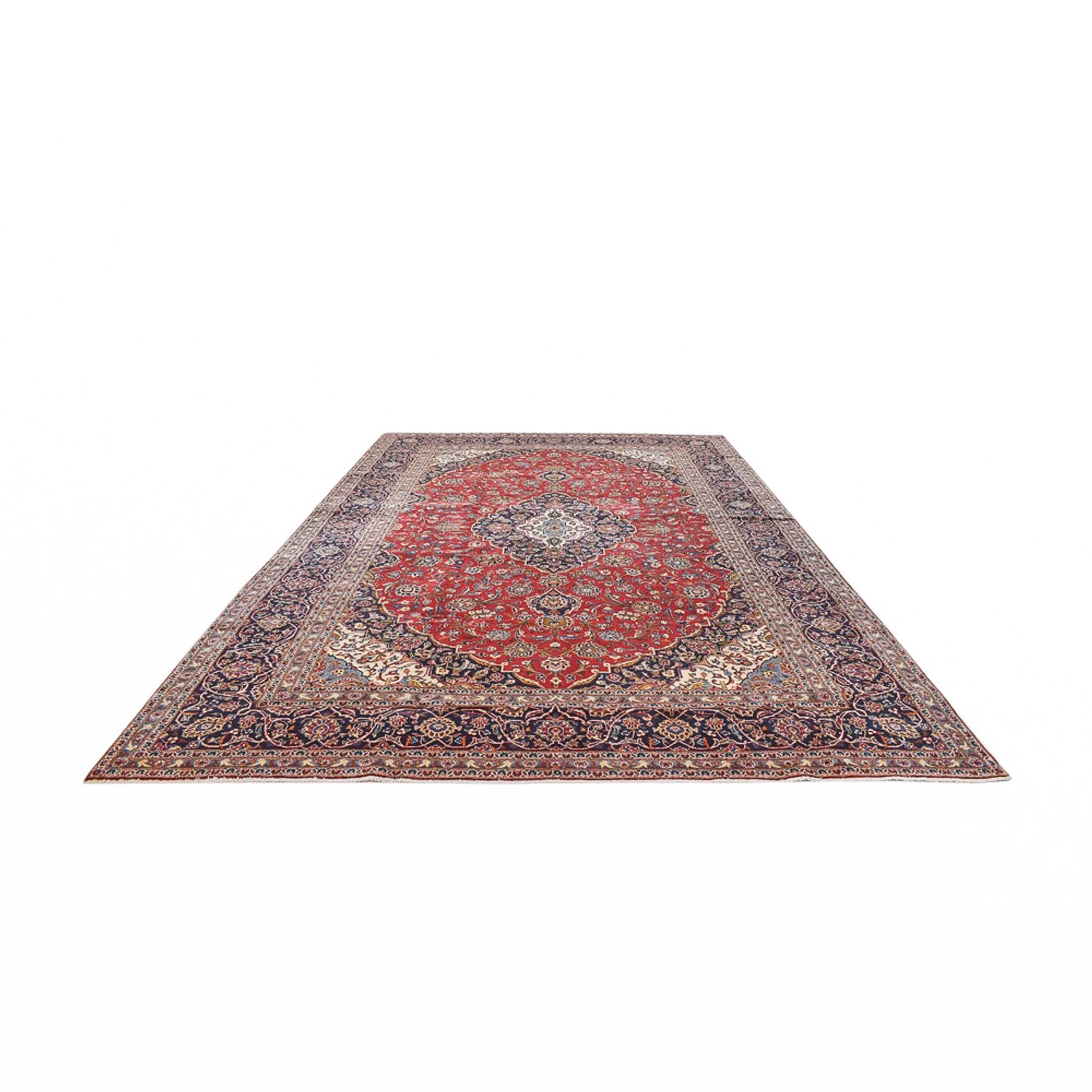 Tappeto Persero - Keshan - 470 x 298 cm - rosso