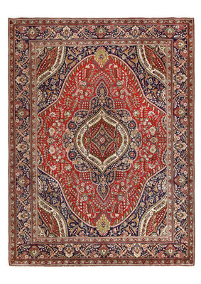 Tappeto Persero - Tabriz - 393 x 295 cm - rosso